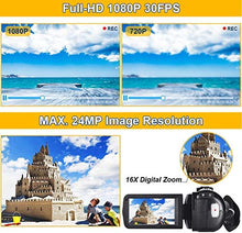 Load image into Gallery viewer, Video Camera Camcorder