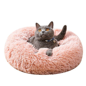 Calming Plush Pet Bed