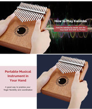 Load image into Gallery viewer, Absolutely wonderful instrument--Gorgeous 17 Keys Kalimba【Buy 2 Free Shipping】
