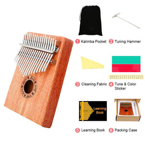 Absolutely wonderful instrument--Gorgeous 17 Keys Kalimba【Buy 2 Free Shipping】