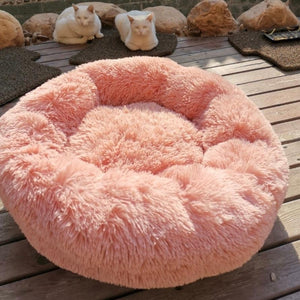 Calming Plush Pet Bed