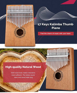 Absolutely wonderful instrument--Gorgeous 17 Keys Kalimba【Buy 2 Free Shipping】