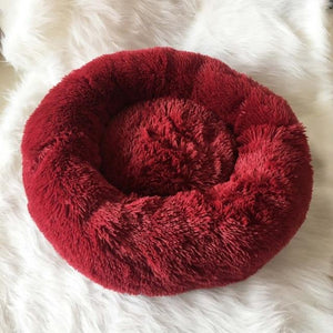 Calming Plush Pet Bed